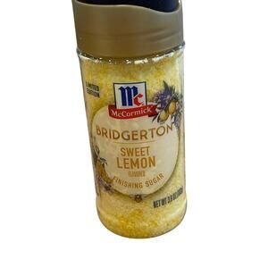 New McCormick Limited Edition Bridgerton Sweet Lemon Finishing Sugar